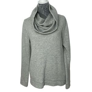 J. Crew Mercantile Women’s‎ Size Large heather grey cowl neck sweater. EUC